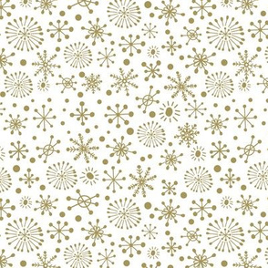 Festive Snowflakes-White