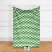 Christmas tree triangle gingham - Christmascolors green and white