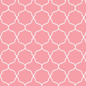 Hexafoil Pink and White-ch