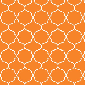 Hexafoil Orange and White