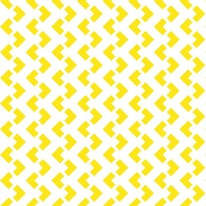 Chevron nested two frequency white -yellow