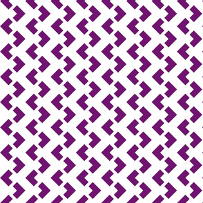 Chevron nested two frequency white -purple