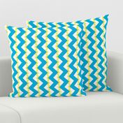 Chevron nested two frequency yellow-white-teal2