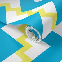 Chevron nested two frequency yellow-white-teal2