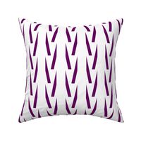 Aztec Stripes Purple/White-ch