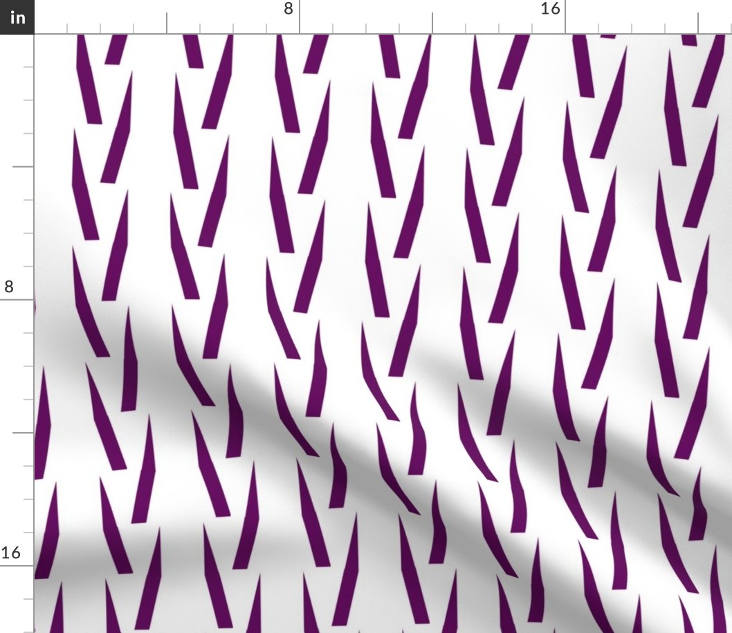 Aztec Stripes Purple/White-ch