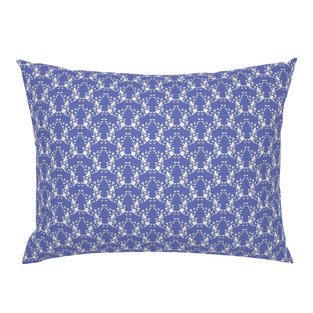 Colette's Blue Floral Lattice