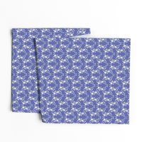 Colette's Blue Floral Lattice