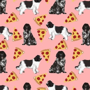 newfoundland pizza fabric landseer dog design newfoundlands fabric design cute dogs black and white dog