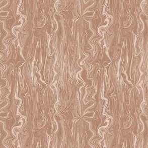 BFM1 - Medium -  Butterfly Marble in Hot Cocoa and Marshmallows Pastel Brown