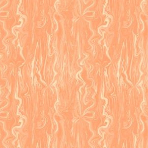 BFM9 - Dreamsicle Butterfly Marble in Pastel Orange Monochrome