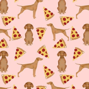 vizsla pizza fabric dog fabric dogs pizza design vizslas fabric 