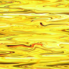 LY - Liquid Yellow Marbled, CW Large