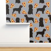 boykin spaniel pizza fabric pizza dog design spaniel dogs fabric 