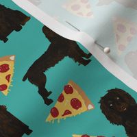 boykin spaniel pizza fabric pizza dog design spaniel dogs fabric 