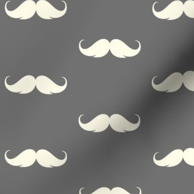 moustache, hipster, grey and cream hipster mo