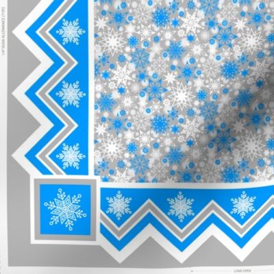 Sapphire Snowscape Napkin