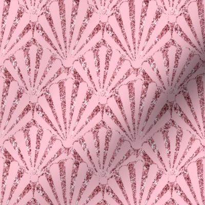 Pink Shell Seashell Glitter /Pink