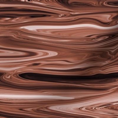 LMC - Liquid Milk Chocolate Brown Marble , CW large