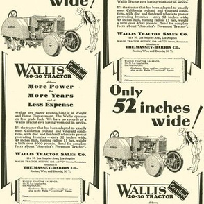 1929 Wallis Certified orchard or vineyard tractor 