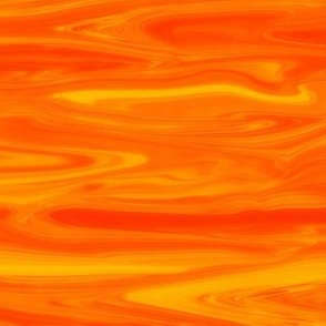 LO - Liquid Orange Marbled, Crosswise, Large