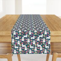 westie florals fabric cute west highland terrier dog design best westies florals fabric cute dogs design