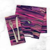 LQMR - Liquid Magenta Relish Marbled, CW  Large