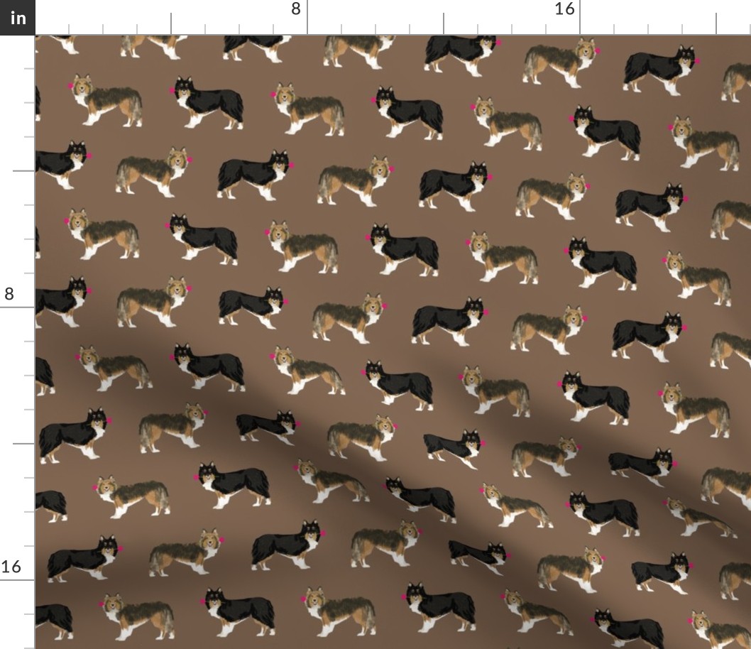 sheltie fabric rose sheltie shetland sheepdog fabric best love dog fabric cute shelties design