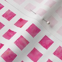 watercolor grid || bright pink