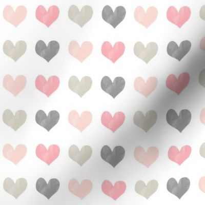 chalk multi hearts || valentines day
