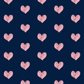 I ♥ STRENGTH (Pink Hearts) Fabric