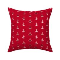 Anchor on red
