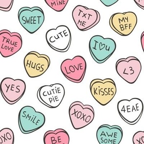 Conversation Candy Hearts Valentine Love 