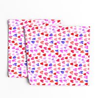 watercolor valentines fabric watercolour heart fabrics valentine design