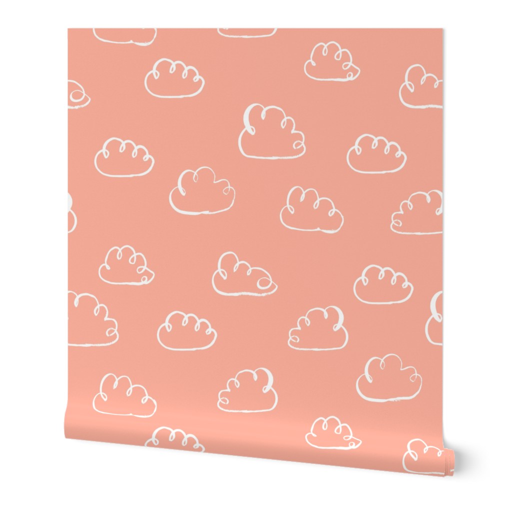 cloud clouds fabric cloud baby nursery fabric