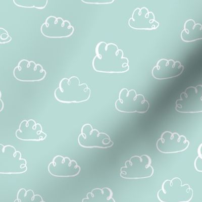 cloud clouds fabric cloud baby nursery fabric