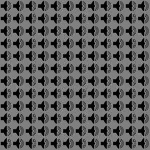 Black Volume Icon on Medium Gray