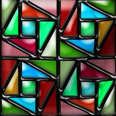 Pythagorean Stained Glass