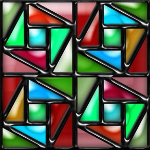 Pythagorean Stained Glass