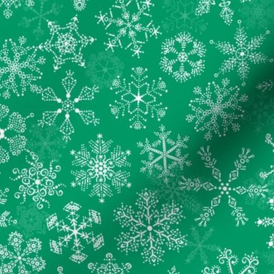 Christmas Howdy: Snow - Green