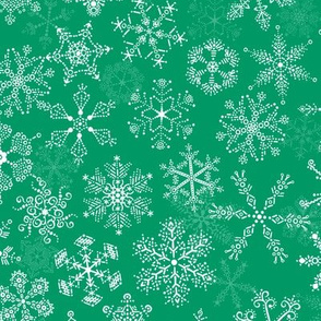 Christmas Howdy: Snow - Green