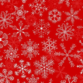 Christmas Howdy: Snow - Red