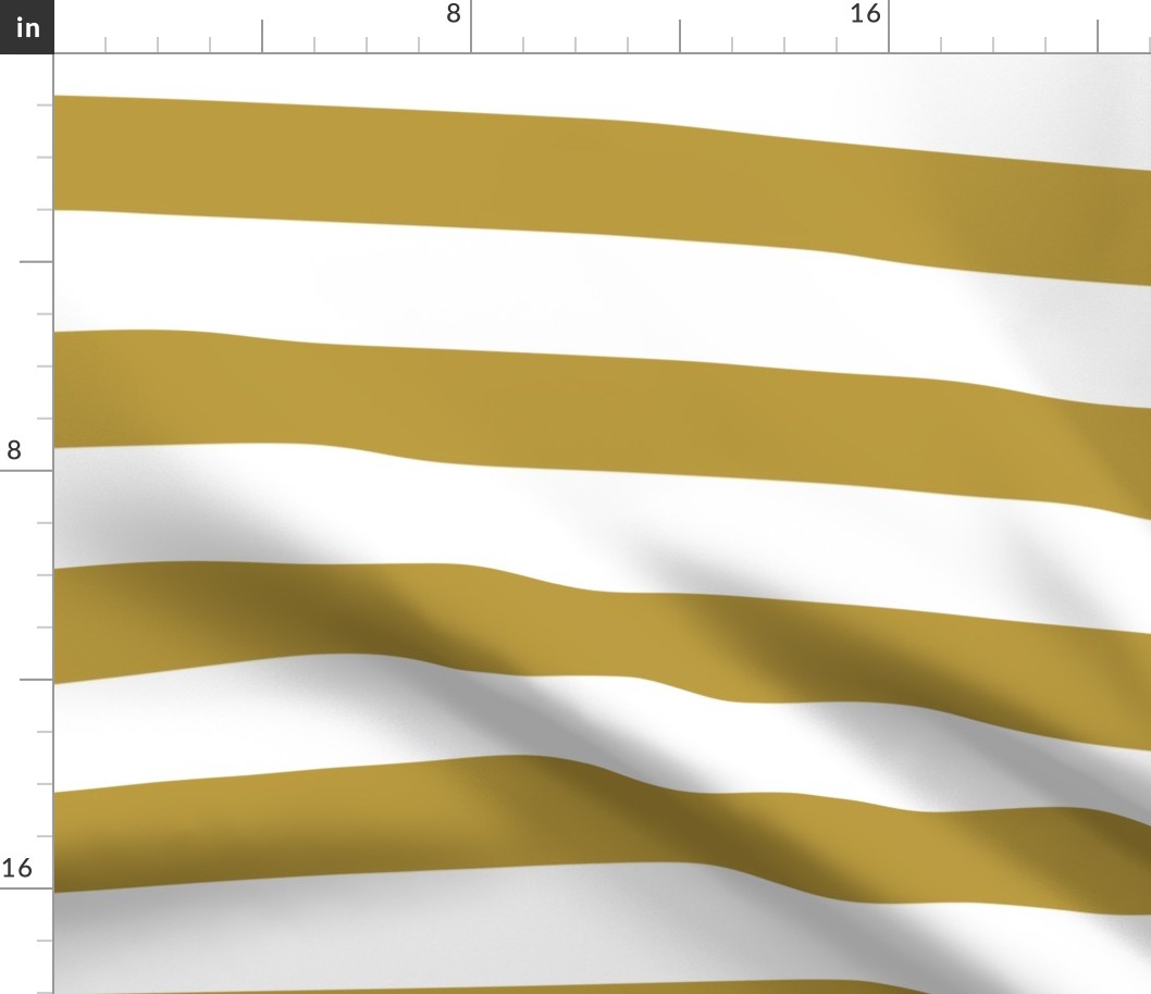 Mustard stripes - large 