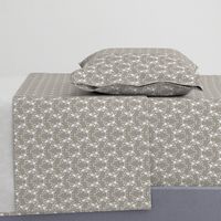 Colette's Taupe Floral Lattice