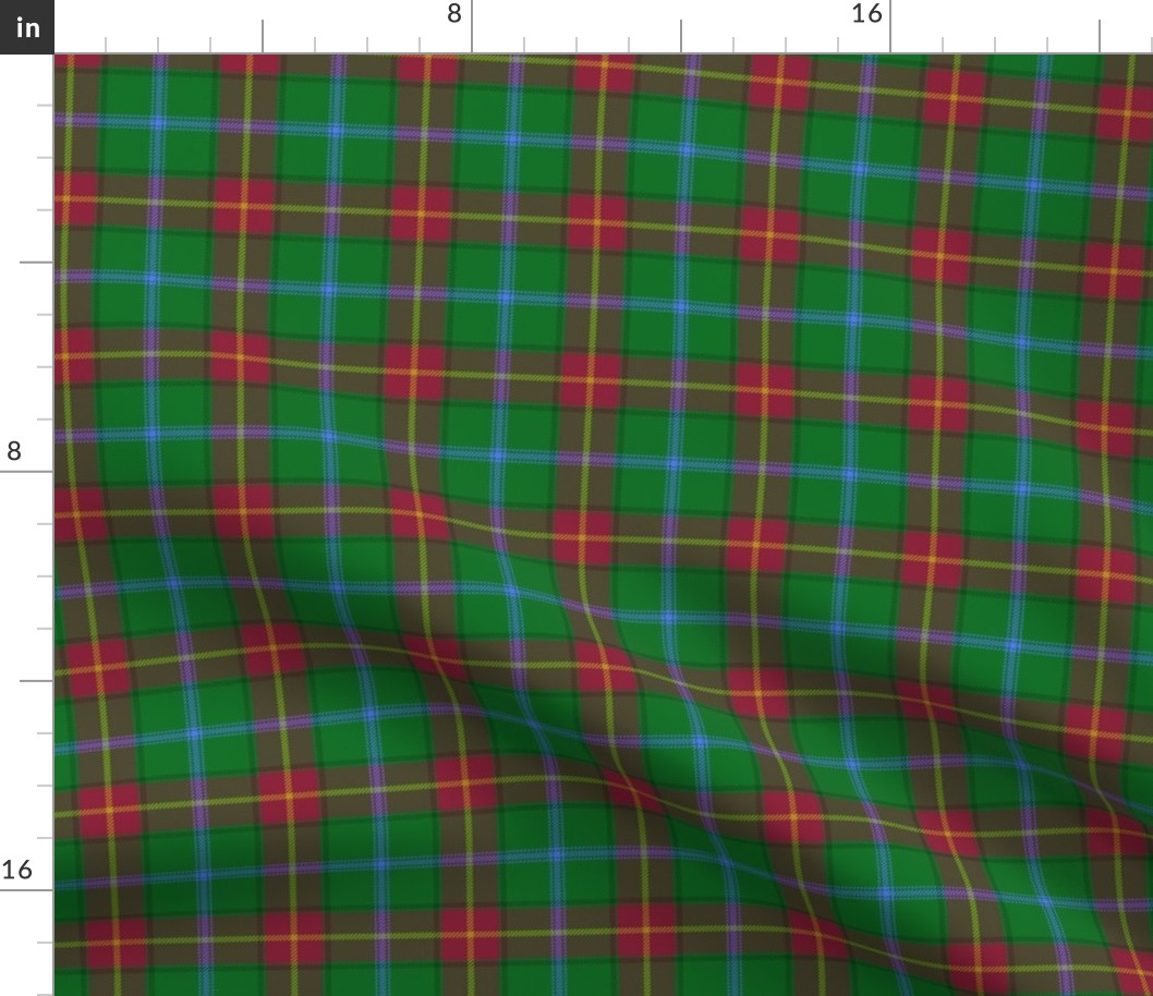 Manitoba Province official tartan - 3"