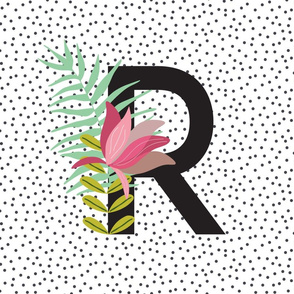 Garden Letters - Letter R