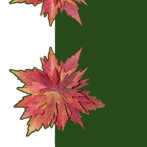 Autumn Leaf Poinsettias Small Tablecover