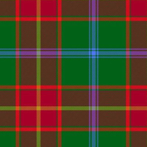 Manitoba Province red tartan - 6"