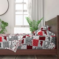 buffalo plaid cheater quilt buffalo quilt moose bear cabin camping buffalo check stripes 