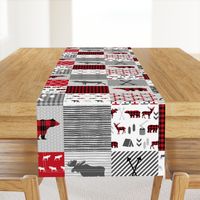 buffalo plaid cheater quilt buffalo quilt moose bear cabin camping buffalo check stripes 